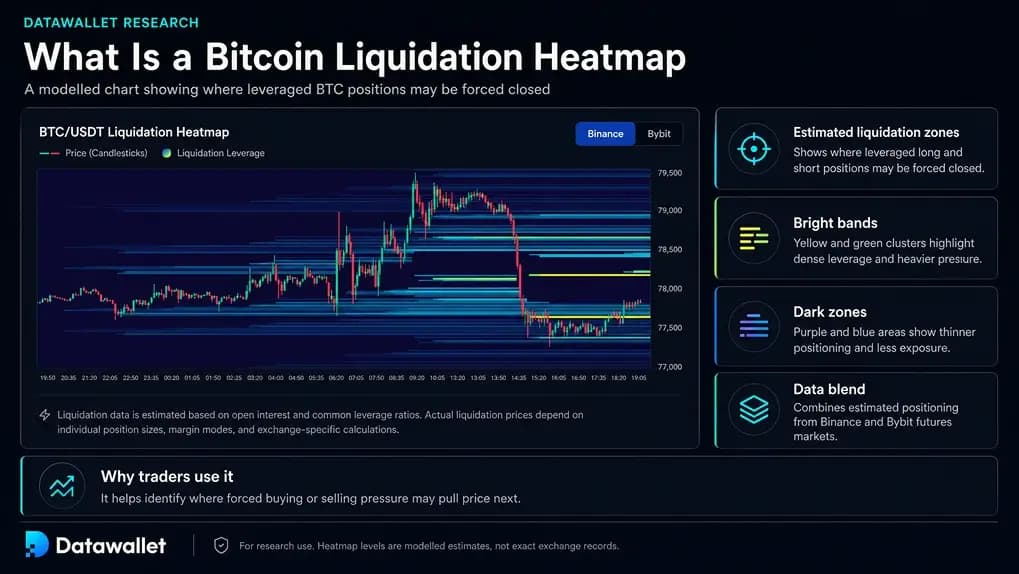 What is a Bitcoin Liquidation Heatmap