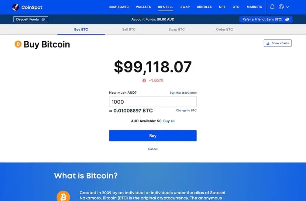 اشترِ العملات المشفرة مع St.George