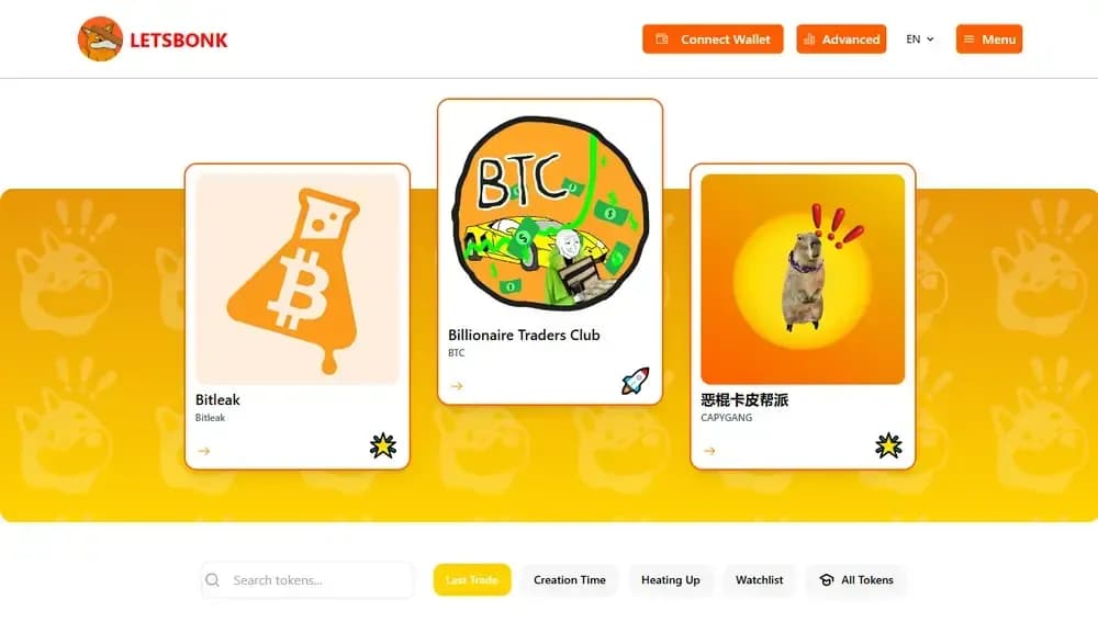 letsbonk for meme coins