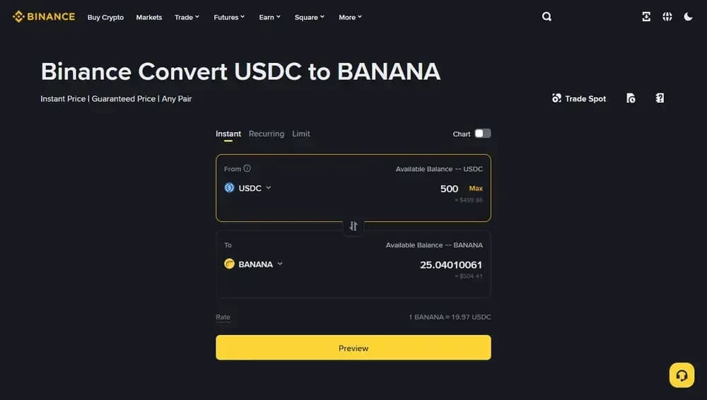 Binance for Trading Meme Coins