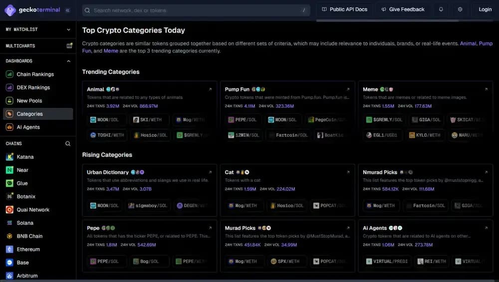 GeckoTerminal for Safe Meme Coin Trading