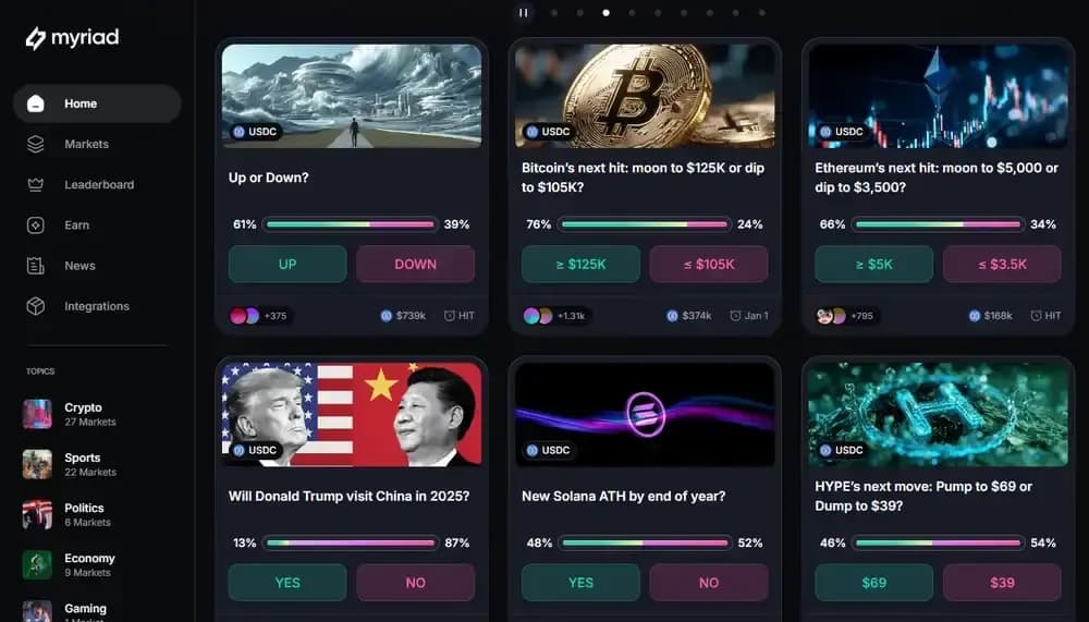 Protocole de prédiction Myriad