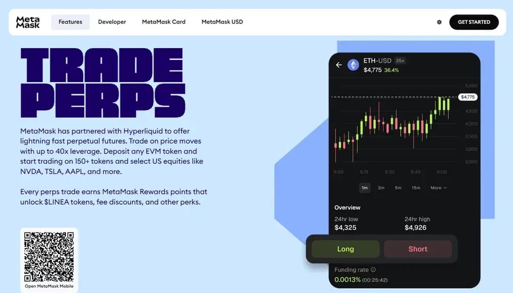 MetaMask Perps