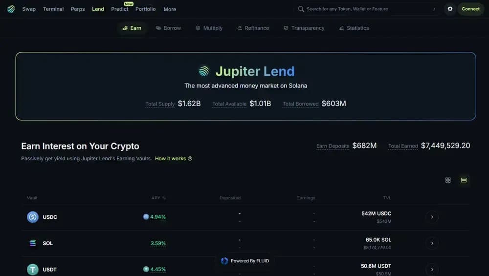 Jupiter JLP Pool