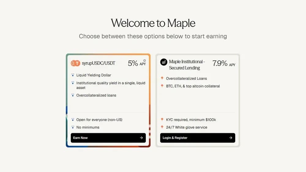 Maple Finance Stake Stablecoins