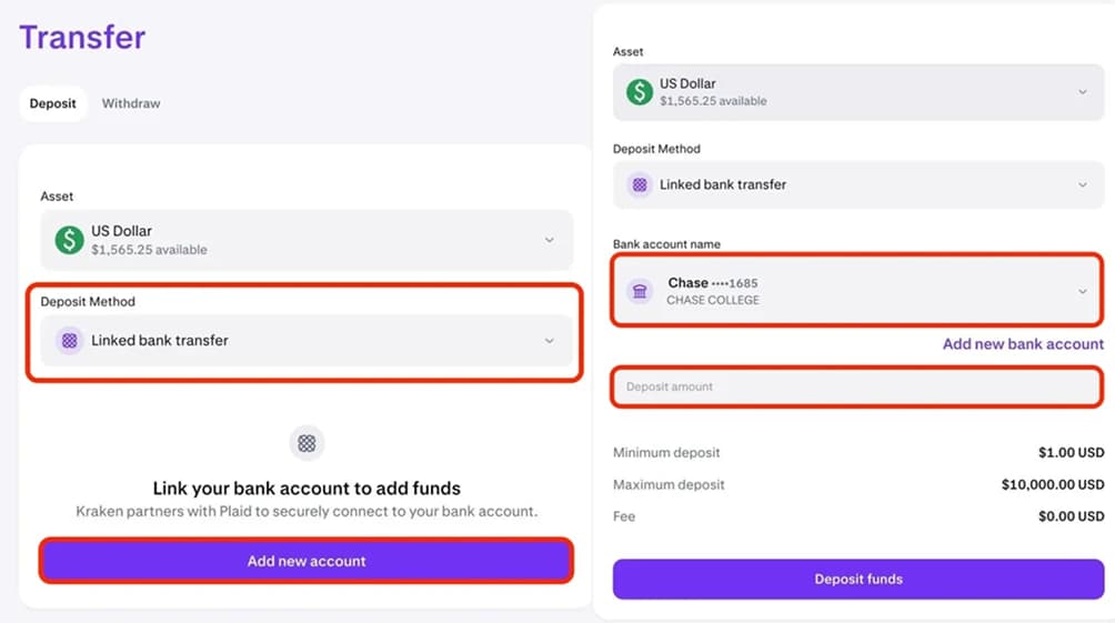 Buy Crypto with Plaid (US)