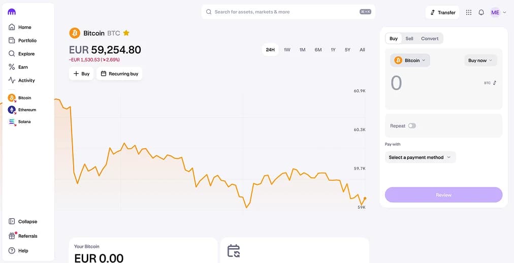 Buy Crypto with Hello Bank