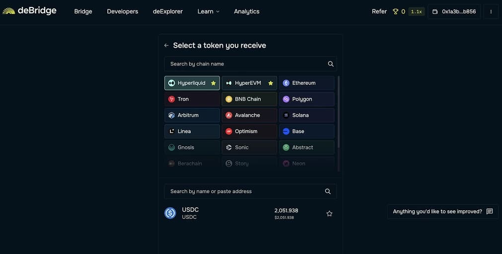 Bridge  Hyperliquid  HyperEVM