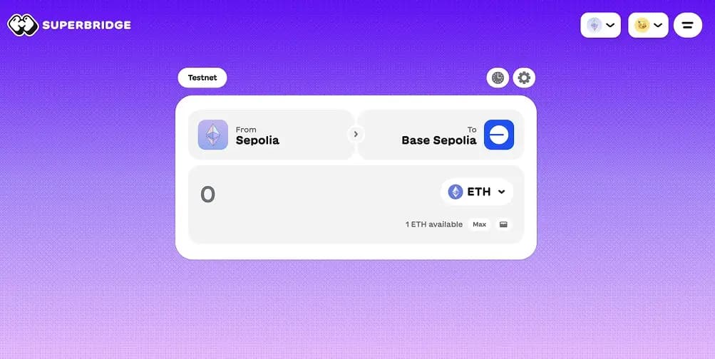 Bridge Sepolia Testnet