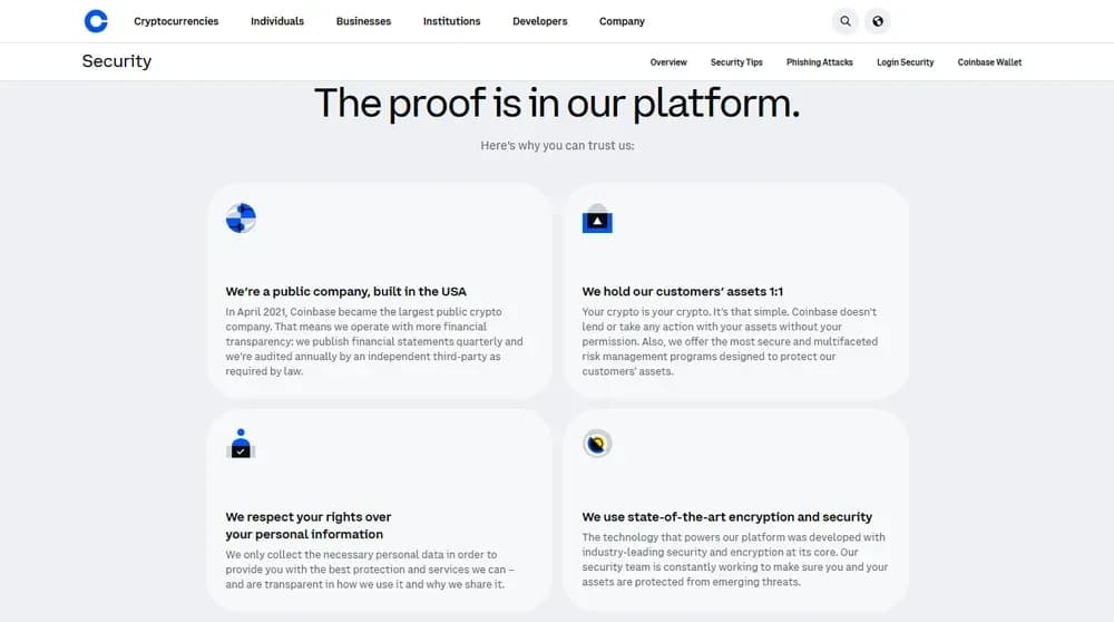Coinbase Security