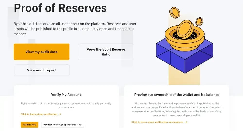 Proof of Reserves de Bybit