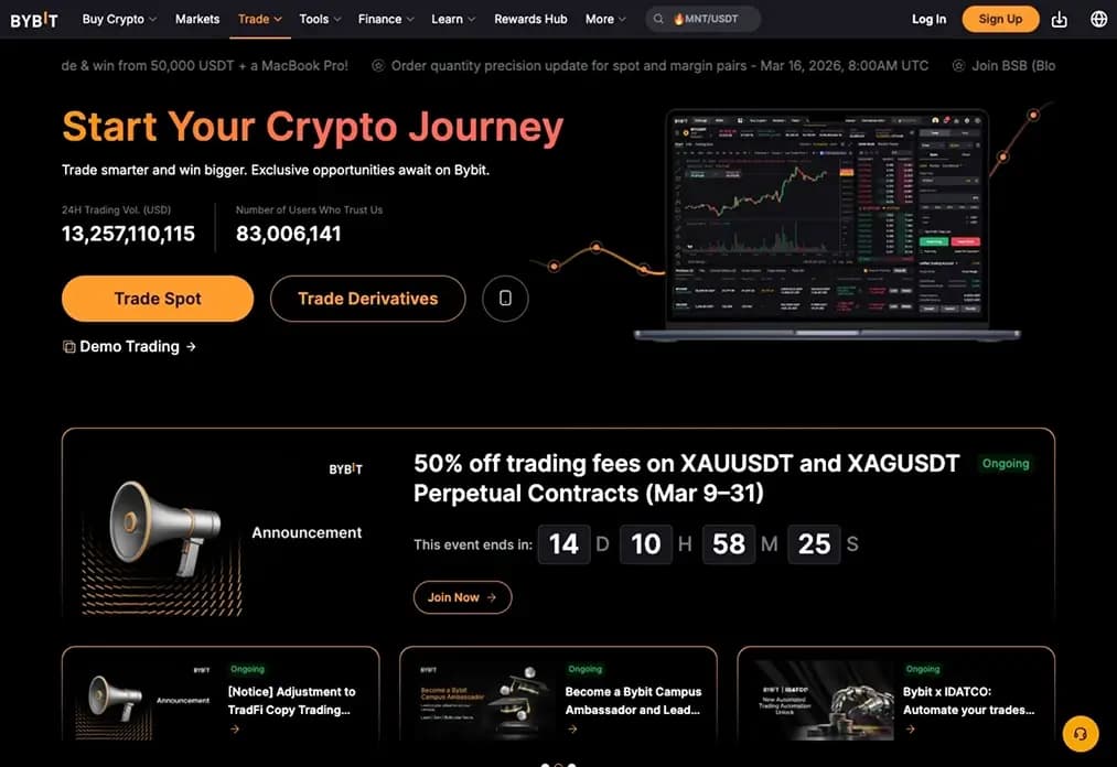 Futures على منصة Bybit .