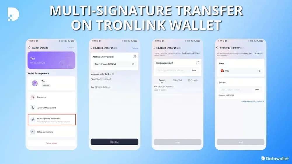 Multi-Signature enWallet TronLink