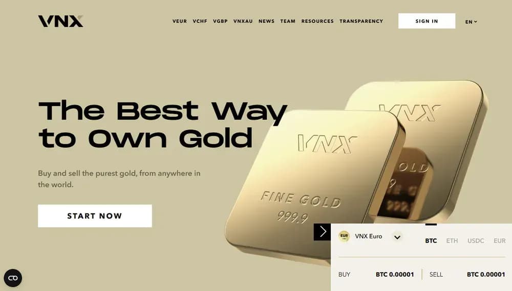 VNX الذهبي (VNXAU)