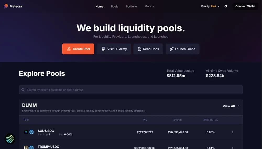 Meteora Solana DEX