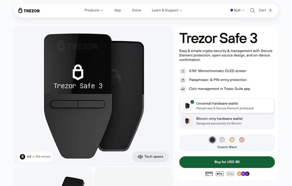 Trezor Safe .
