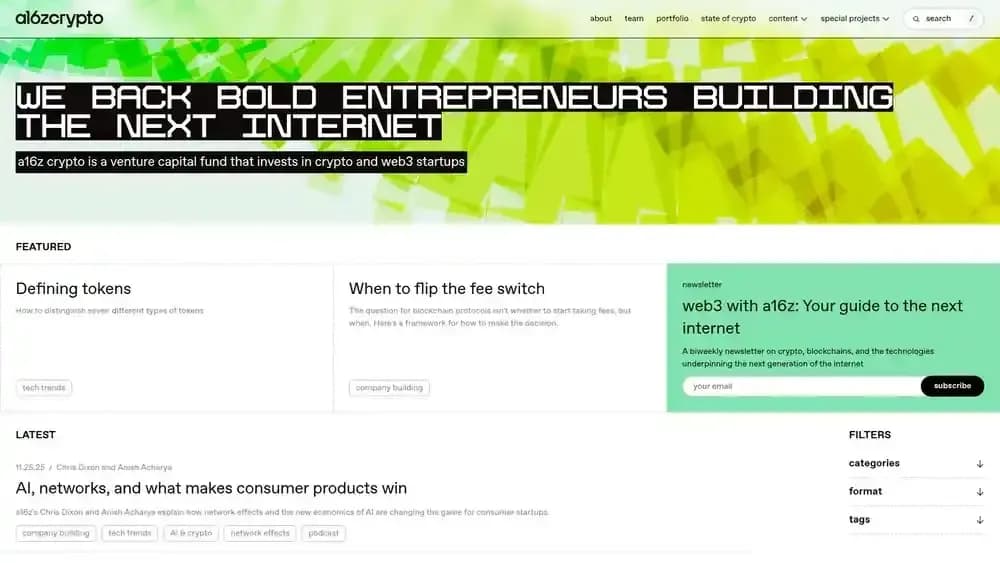Andreessen Horowitz (a16z crypto)