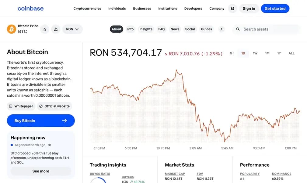 Coinbase.