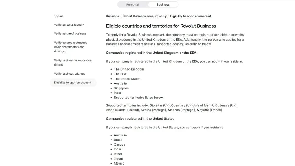 Asistencia para la cuenta Revolut