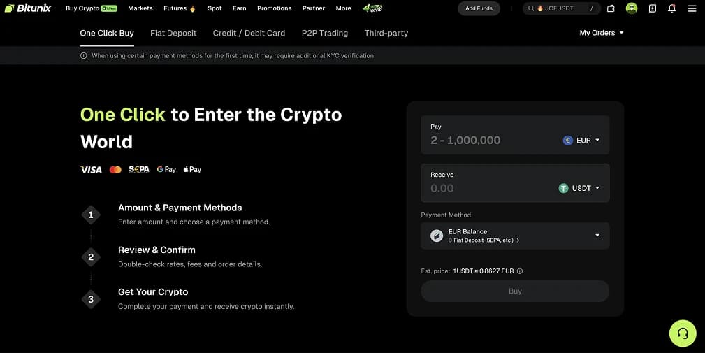 USDT einer Revolut in Europa kaufen