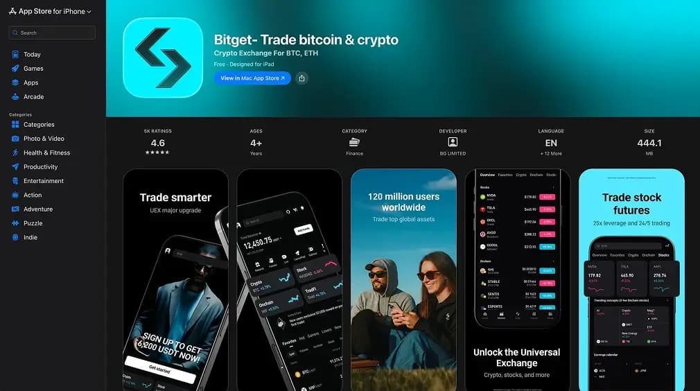 Bitget App Store.
