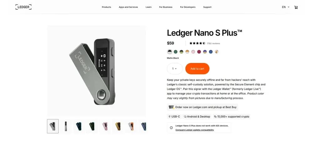Ledger Nano Plus