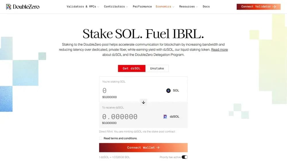 DoubleZero : Staking de activos DoubleZero