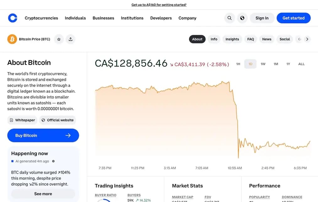 Coinbase.