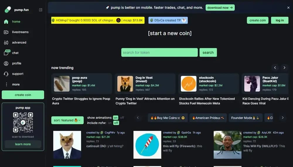 Qu'est-ce que Pump.fun ?