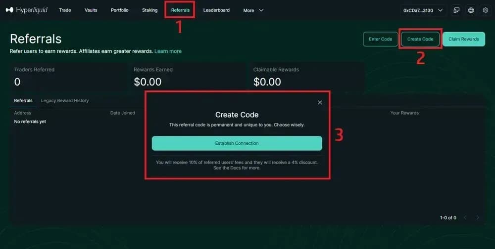 أين يمكن العثور على رمز Hyperliquid