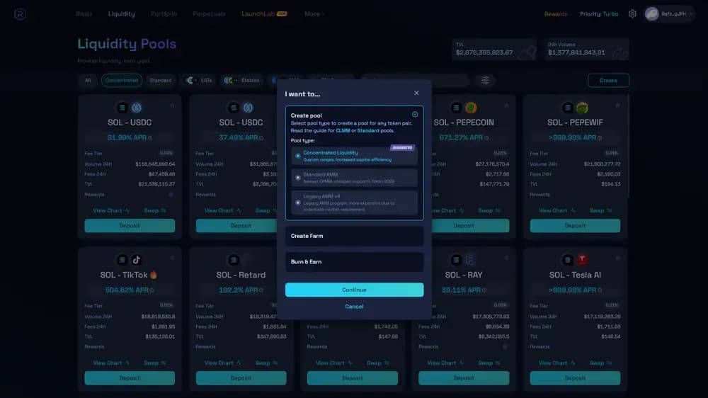How to launch a liquidity pool on Raydium