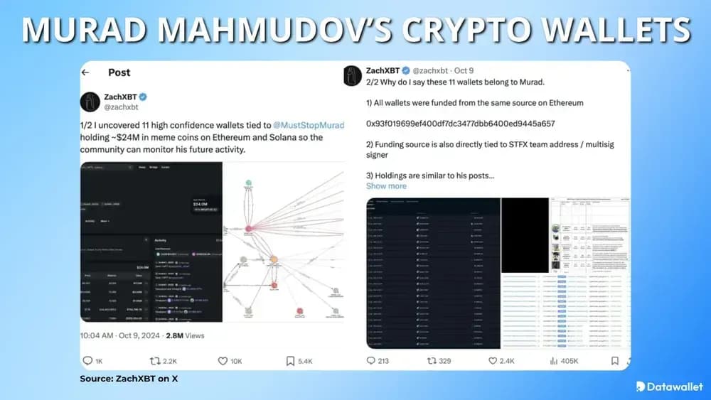 Murad Mahmudov’s Crypto Wallets