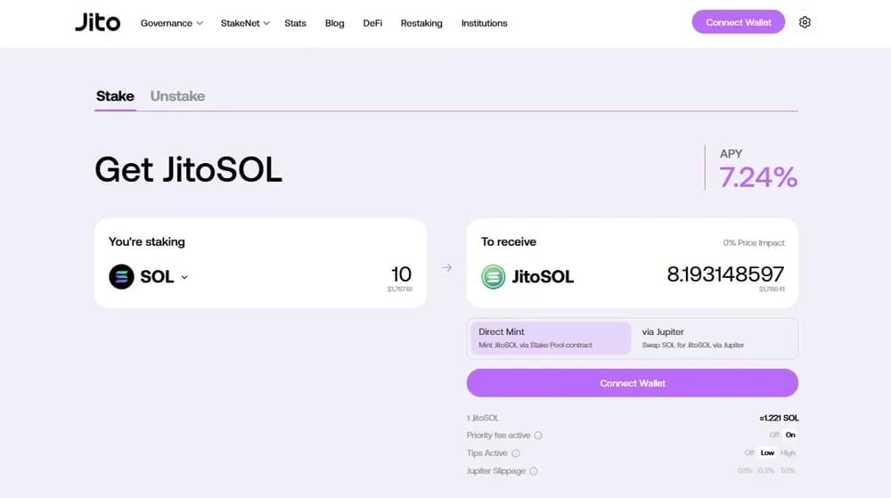 Comment utiliser Jito