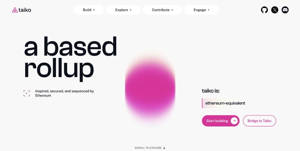 Exemple de chaîne EVM : Taiko