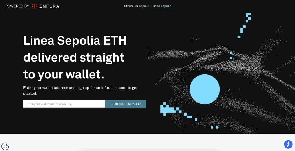 Get Linea Testnet Tokens from a Faucet