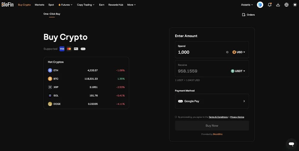 أفضل البورصات البديلة لشراء USDT GPay