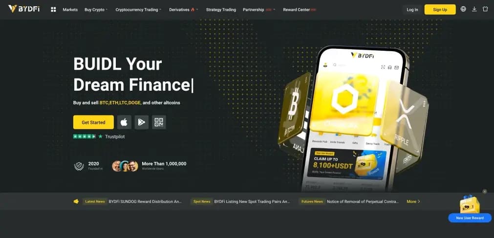 BYDFi Supported Countries.