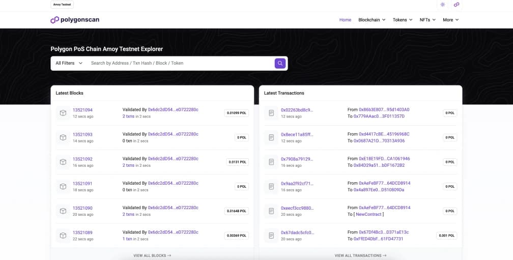 Acerca de Polygon Amoy