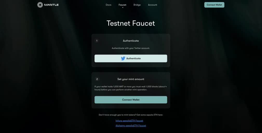 Testnet alternativas deTestnet de Mantle