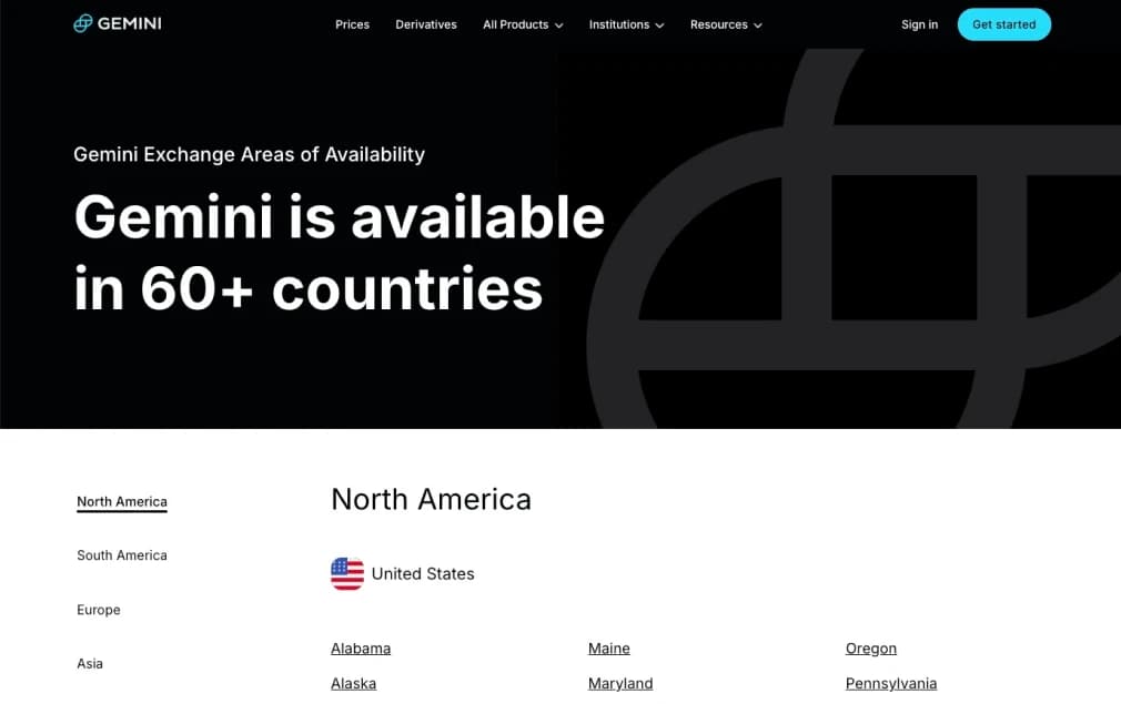 البلدان Gemini .