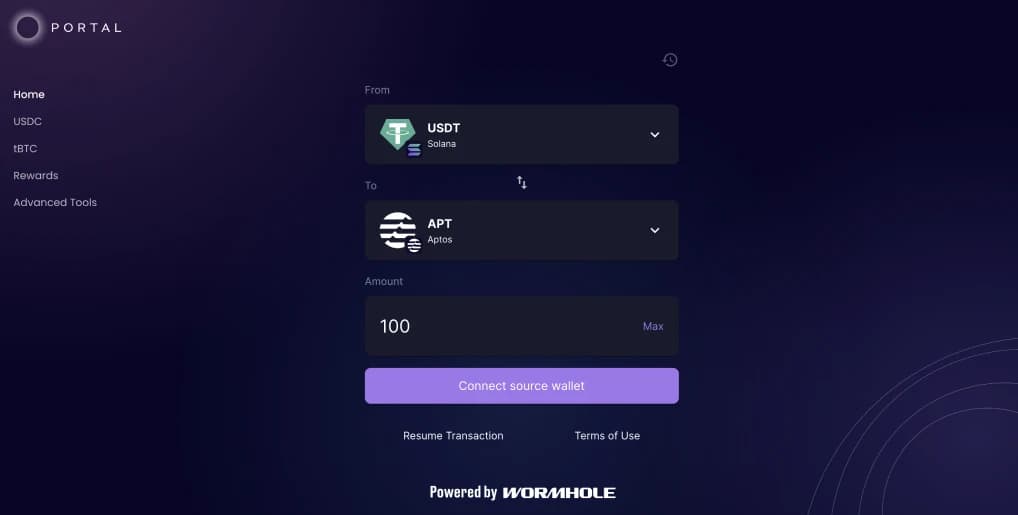 Bridge from Solana to Aptos