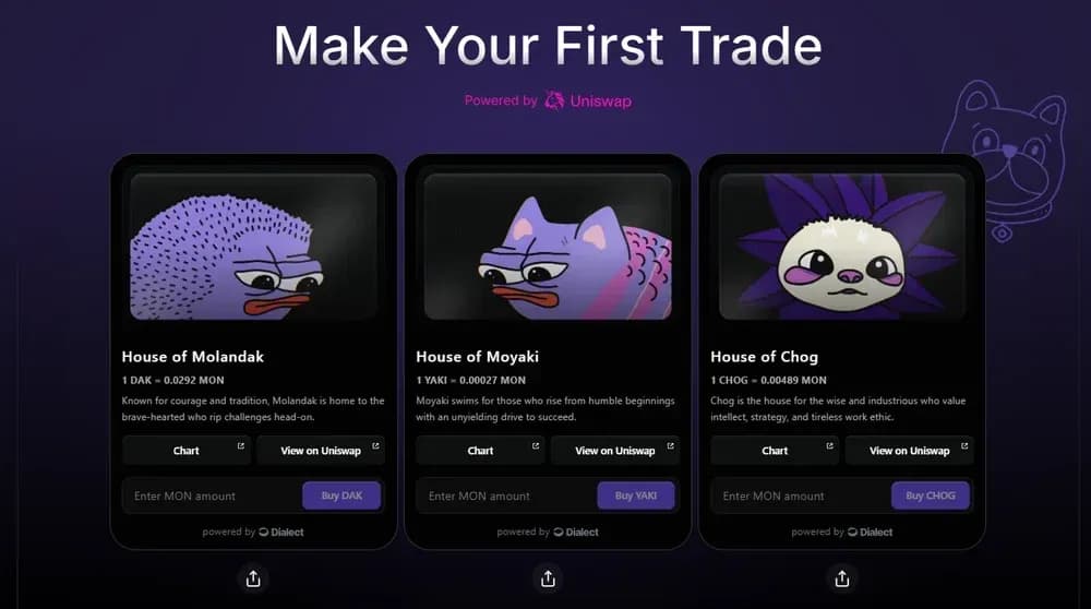 Using MON Testnet Tokens For Potential Airdrop