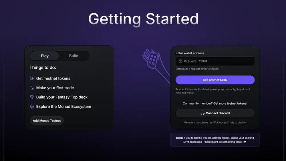 How to Get Monad Testnet Tokens from Faucet