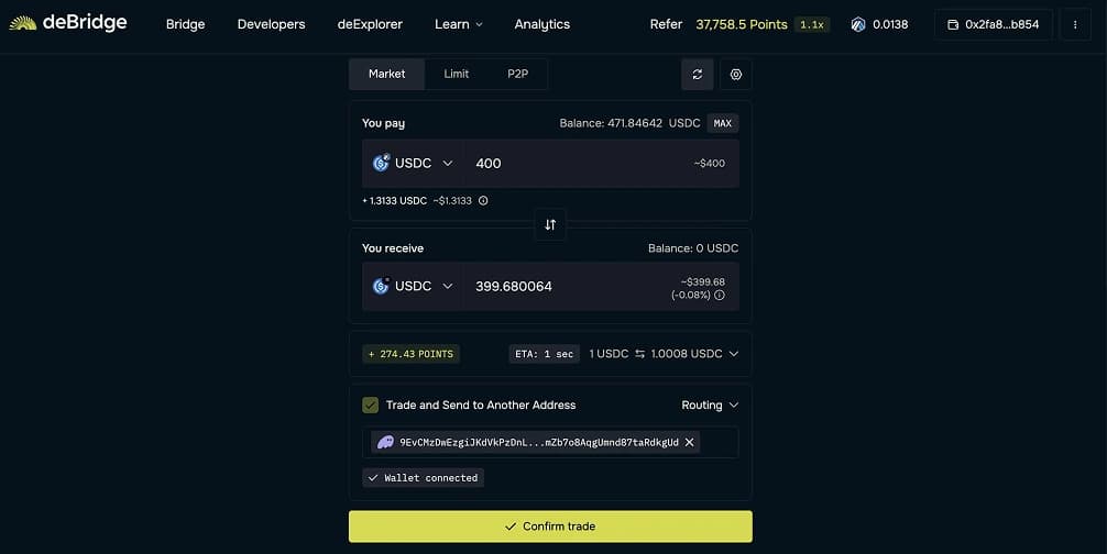 Bridge  Arbitrum  Solana