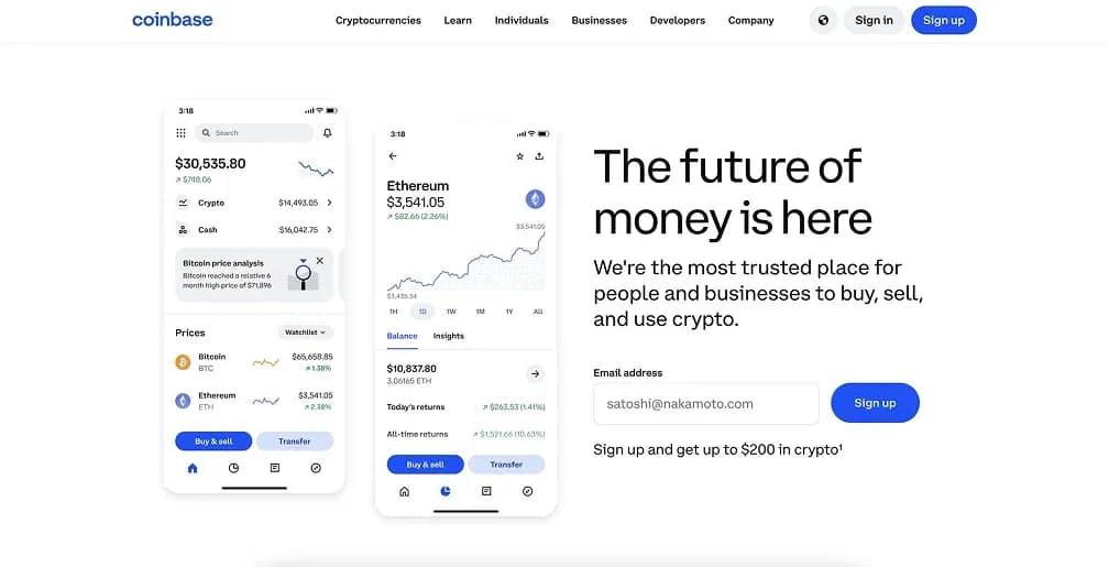 Commissioni di Coinbase (app standard)