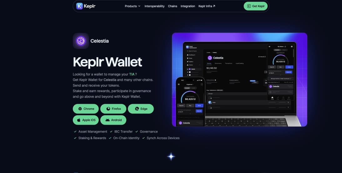 Celestia Wallet