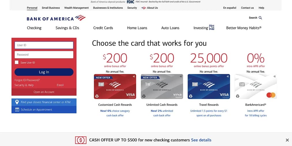 About Bank of America