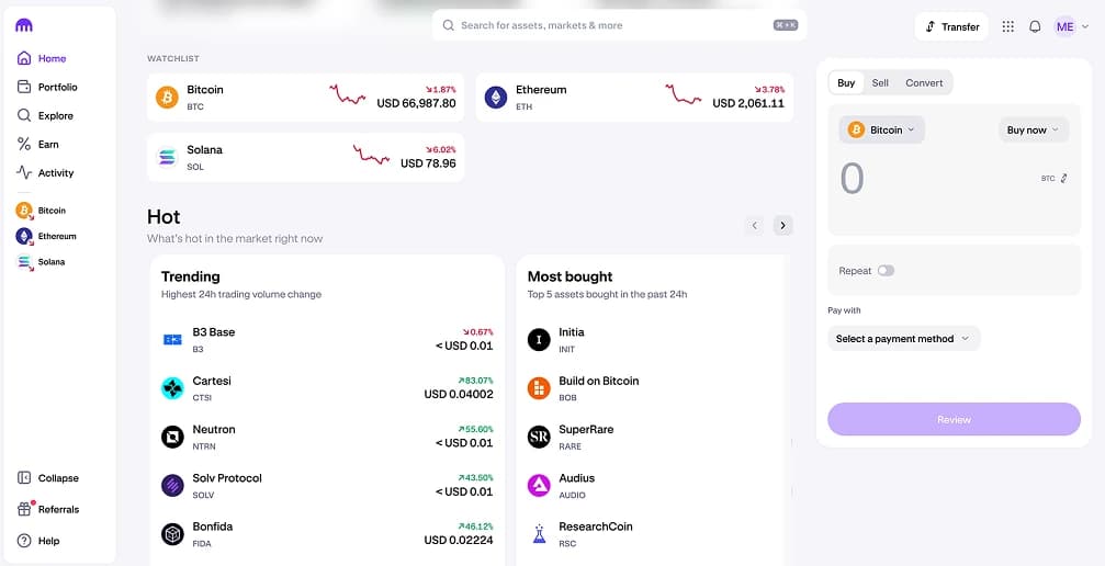 Acquista criptovalute con Ally Bank