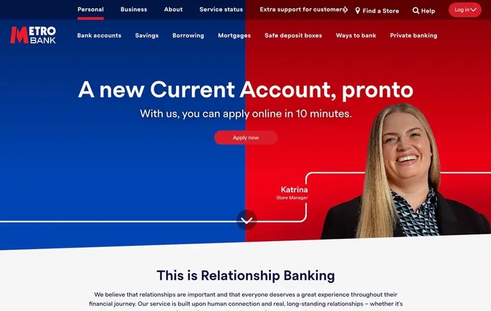 Metro Bank.