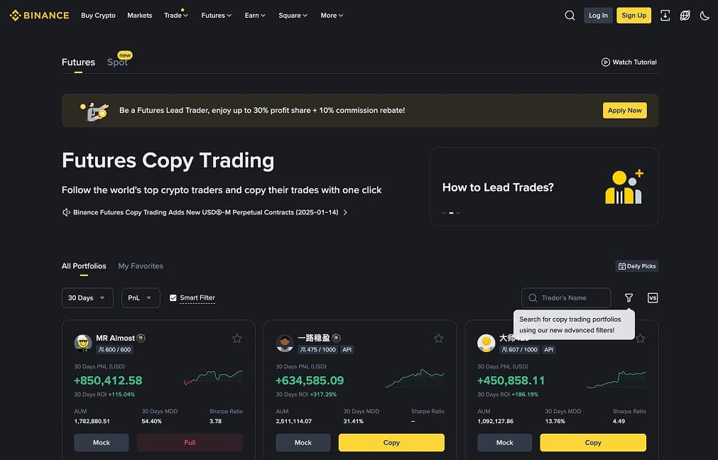 Copy Trading.
